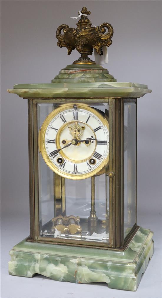 A French 4 glass clock